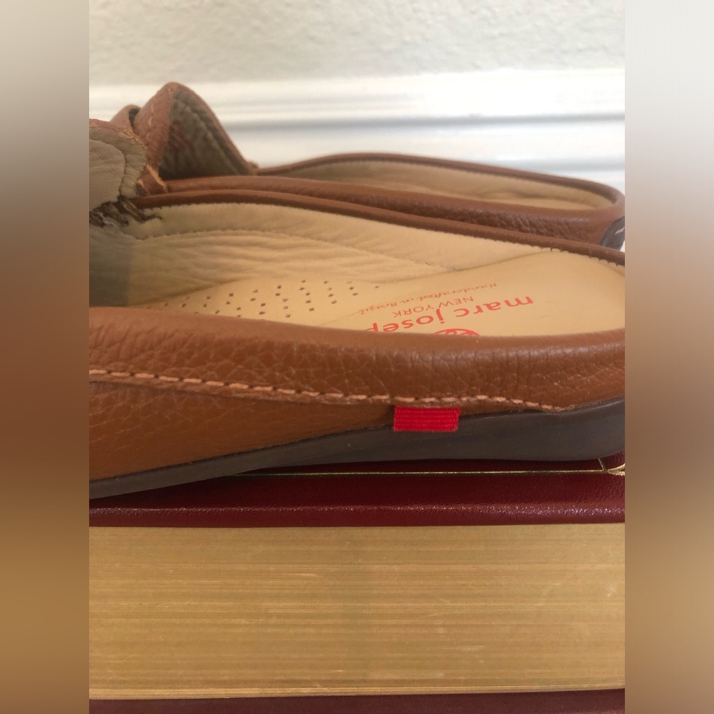 MARC JOSEPH - Union Penny Loafer Mule + Cognac Grainy + NWT - Picture 14 of 16